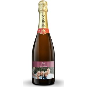 Champagne met bedrukt etiket - Piper Heidsieck Brut (750ml)