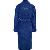 Heren - Badjas - Wit - Badstof