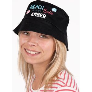 Bucket hat bedrukken - Zwart