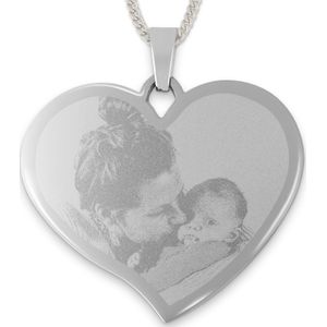 Hanger - Zilver - Hartvorm - Groot