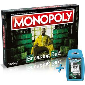 Monopoly - Breaking Bad (deutsch/englisch) + Top Trumps Brettspiel Gesellschaftsspiel