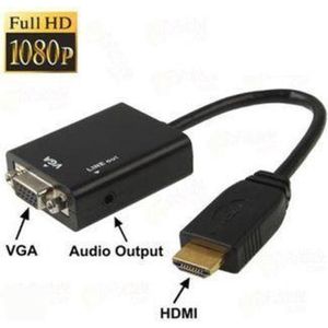 EverTech HDMI to VGA Converter with Audio (1080P)