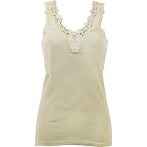 Toker - Dames Hemd - Kant - Zwart - 100% Katoen