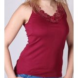 Toker - Hemd - Zwart - Katoen - Met Kant en Brede Band