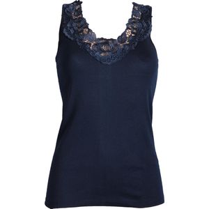 Toker - 228/1 - Hemd - Wit - 100% Katoen, Brede Schouderbanden, Kanten Afwerking