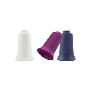 BellaBambi MINI SET Cupping-klokken, bindweefselbehandeling, vervaardigd in Duitsland - van medische silicone, BellaBambi cupping trio, 3 stuks - wit/paars/blauw (lage/gemiddelde/hoge intensiteit)