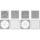 Royal Catering - Groentesnijder manueel - 5 messen