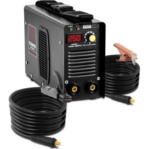 Stamos Germany Elektroden Lasapparaat Inverter S-MMA-250PI.2 E-hand MMA - 250 A - 8 Meter Kabel