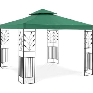 Uniprodo Tuin Pergola - 3 X 3 M - 180 G/M² - Donkergroen