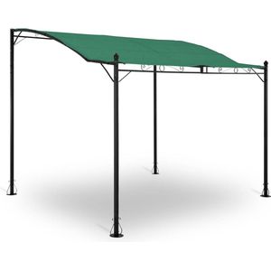 Uniprodo Gazebo Zonnescherm - 2.60 X 3 M - Donkergroen