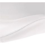 Physa - Andria - Rolkruk - Wit - Kunstleer - Gepolijst Staal