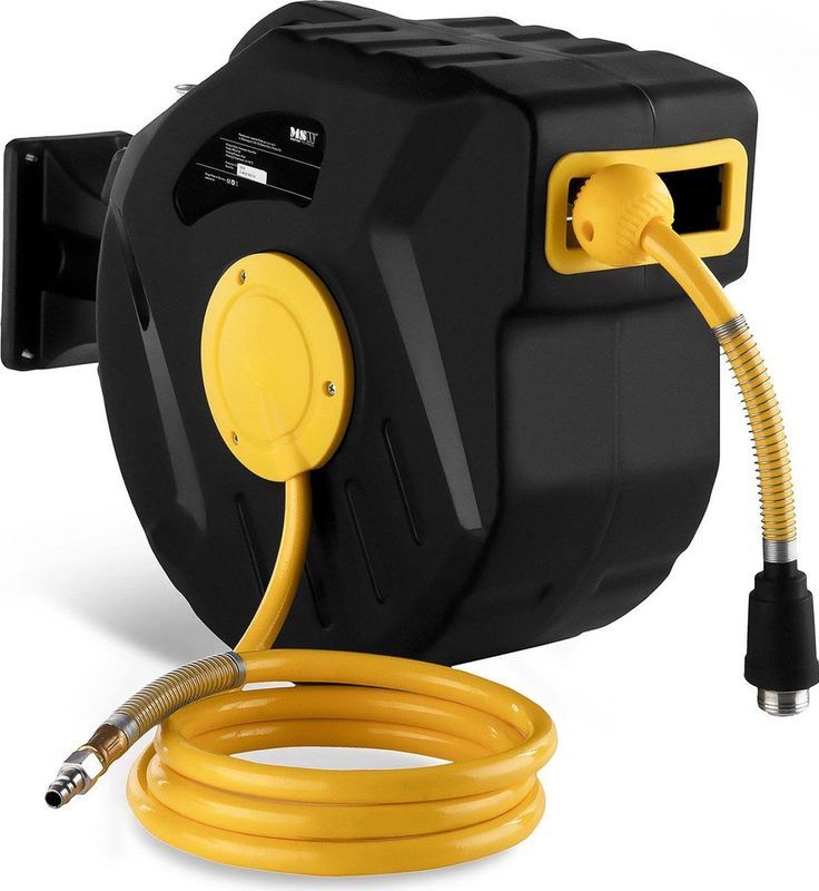 MSW - PRO-A - Persluchtslanghaspel - 20 m - 18 bar - Automatisch Oprollen