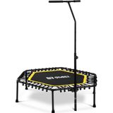 Gymrex Trampoline met een handgreep - max. 100 kg - geel