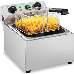 Royal Catering - Elektrische friteuse - 10 liter - timer - 230V