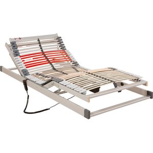 Beddenreus Luxe Flexus 4200 Lattenbodem 80 x 200 cm - Elektrisch Verstelbaar - Bedbodem - Bedraad - Max. 120kg - Beuken