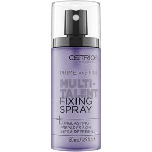 Catrice - Prime And Fine Multitalent Fixing Spray - 50 ml - Transparant - Lichte Spray