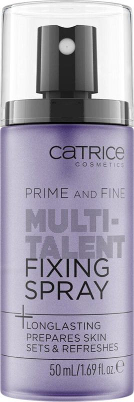 Catrice - Prime And Fine Multitalent Fixing Spray - 50 ml - Transparant - Lichte Spray