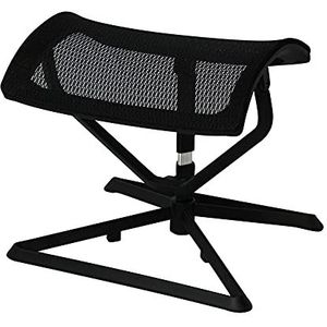 FineBuy voetsteun Ottomann Ontwerp legrest stof/mesh voor kantoor voetsteun in hoogte verstelbare poot support desk voetsteun verstelbare stoel