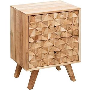 KADIMA DESIGN Nachtconsole nachtkast box lente bed boekstift hout solide nieuw