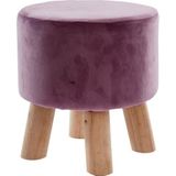My Flair Hocker mit vier Füßen in natur/rose