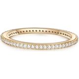 Glanzstücke München Silberring gelbgold, aus Sterling Silber