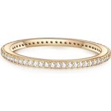 Glanzstücke München Silberring gelbgold, aus Sterling Silber