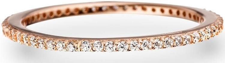 Glanzstücke München - Ring Sterling Silber Zirkonia in Roségold Ringe 1 ct Damen (42.79 € / 1 ct)