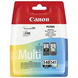 Originele inktcartridges voor Canon Pixma PIXMA MG2150, MG2250, MG3150, MG3250, MG3550, MG3650, MG4150, MG4250, MX375, MX395, MX435, MX475, MX515, MX525, MX5, MX5 incl. 10 0 vellen kopiëren papier