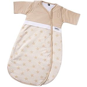 Gesslein Bubou 772199 baby- en kinderslaapzak met afneembare mouwen, maat 90 cm, beige