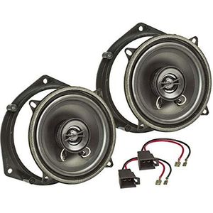 tomzz Audio 4039-004 Luidspreker Installatie Set geschikt voor Opel Astra g Omega b Zafira Meriva achterdeur 130 mm coaxiaal systeem TA13.0-Pro