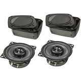 Tomzz - 4000-010 Luidsprekerset - Retro Look - 2-weg Coaxiaal - 80 Watt