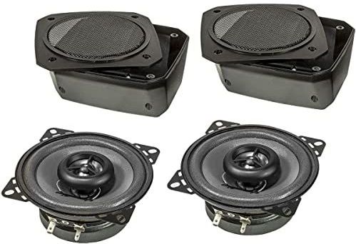 Tomzz - 4000-010 Luidsprekerset - Retro Look - 2-weg Coaxiaal - 80 Watt