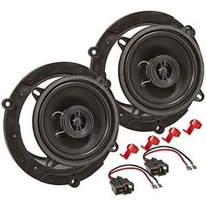 tomzz Audio - TA13.0-Pro - Luidsprekerinbouwset - 130 mm - Coaxiaal Systeem - Geschikt voor Daihatsu