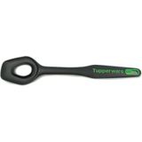 TUPPERWARE Klaar voor gebruik spatel zwart-turquoise D162 TOP-spatel