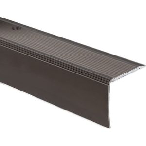 floordirekt Trapneusprofiel - Trapprofiel - Integral - Hoekprofiel - Zelfklebend - Brons - 35 x 30 mm - Lengte: 90 cm