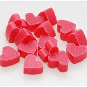 Florex Schapenmelkzeep mini hart 100 stuks lotus in organza zakje zeep gastgeschenk