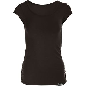 Winshape - Flow Style - Sportshirt - Korte Mouwen - Zwart - Katoen