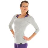 Winshape - Flow Style - Shirt - Zwart - Katoen-Elastaan