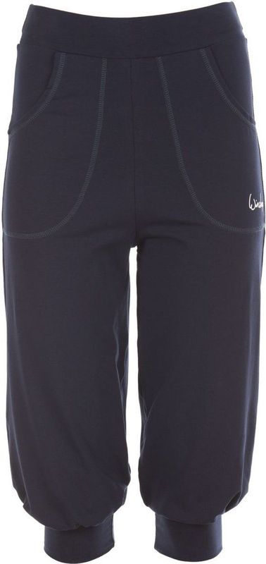 Winshape - WBE12 - Capri Broek - Zwart - Katoen-Elastaan
