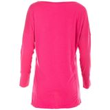 Winshape - MCS003 - Longsleeve - Zwart/Vanilla Wit/Deep Pink