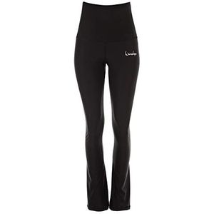 Winshape dames functionele boot cut leggings High Waist Bchwl102, zwart, slim stijl, fitness vrije tijd sport yoga workout