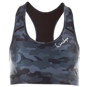Winshape Dames fitness vrije tijd bustier functionele sportbeha SB101, camo blue, Winshape all-fit stijl, fitness, vrije tijd, sport, yoga, workout