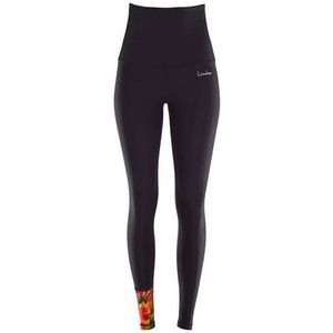 WINSHAPE Functionele Power Shape Tights ""High Waist"" HWL106, Rainbow Flowers, Slim Style Fitness Vrije tijd Sport Yoga Workout