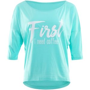 Winshape Functioneel shirt 'MCS001'  jade groen / wit