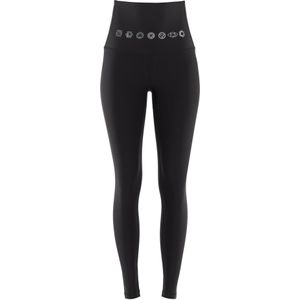 Winshape Leggings HWL112C-silberne 7 Chakras Bauch-Weg-Effekt durch High Waist-Bund