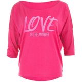 Winshape - MCS001 - Sportshirt - Neon Pink - Modal - Glitteropdruk