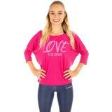 Winshape - MCS001 - Sportshirt - Neon Pink - Modal - Glitteropdruk