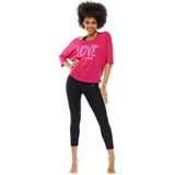 Winshape - MCS001 - Sportshirt - Neon Pink - Modal - Glitteropdruk