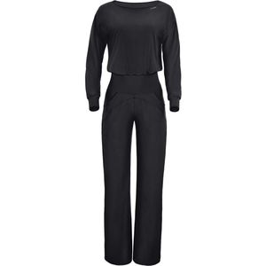 Winshape Jumpsuit ' JS101LSC '  zwart / wit