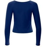 Winshape Langarmshirt Cropped Functional Light and Soft Overlap-Applikation